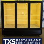 True GDM-72F-HC 3 Glass Door Commercial Display Freezer – Energy Star Certified